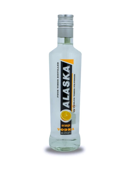 ALASKA narancs ízesített vodka 37,5% 0,5l DRS
