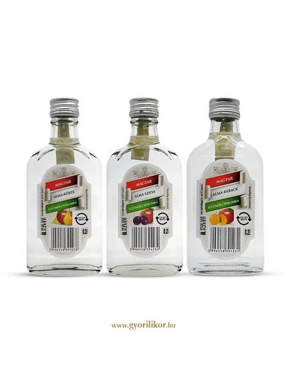 Magyar alma-szilva gyümölcspálinka 37,5% 0,2l DRS