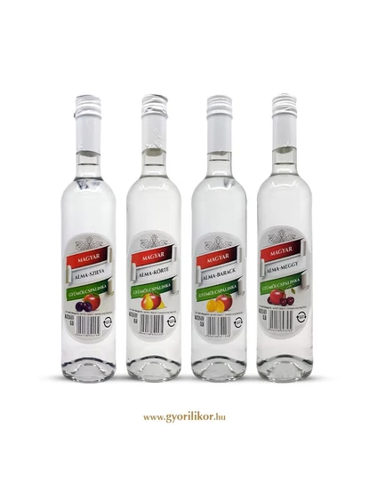 Magyar Alma-körte gyümölcspálinka 37,5% 0,5l DRS