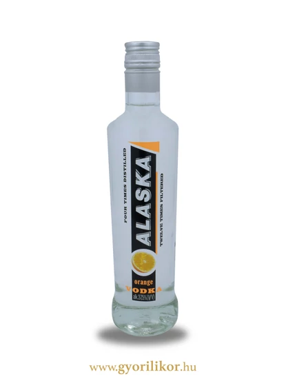 ALASKA narancs ízesített vodka 37,5% 0,5l DRS