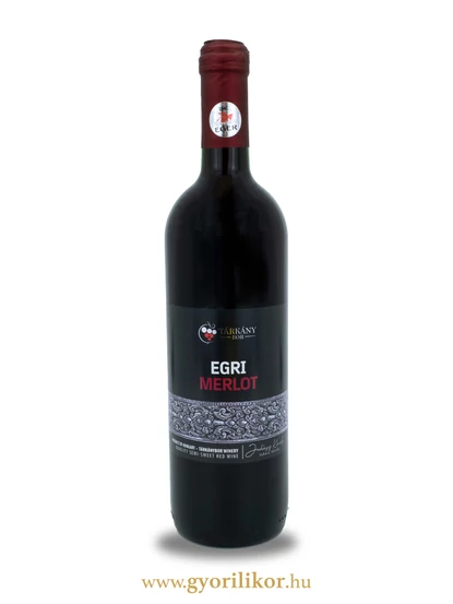 Egri Merlot (félédes) bor 12% 0,75l