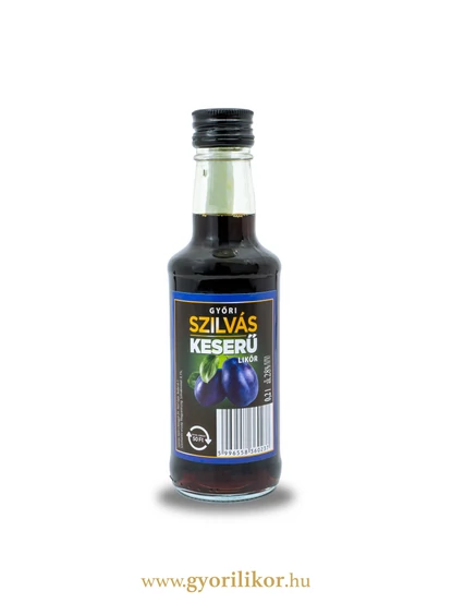 Győri szilvás keserű likőr 28% 0,2l DRS