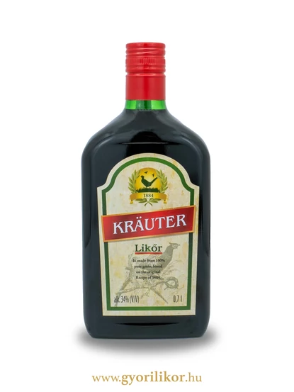Krauter likőr 34% 0,7l DRS