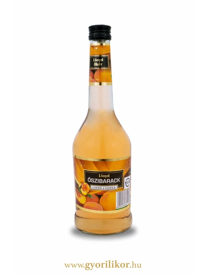 Lloyd Őszibarack  likőr&vodka likőr 18% 0,5l DRS