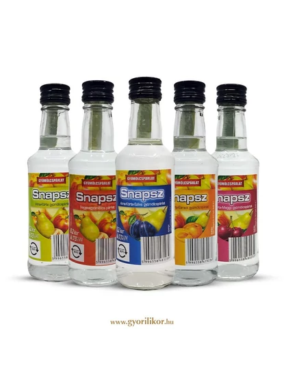 Snapsz Alma-körte-barack gyümölcspárlat 37,5% 0,2l DRS