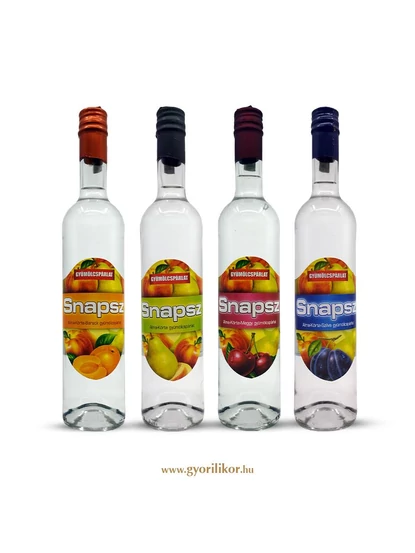 Snapsz Alma-körte-meggy gyümölcspárlat 37,5% 0,5l DRS