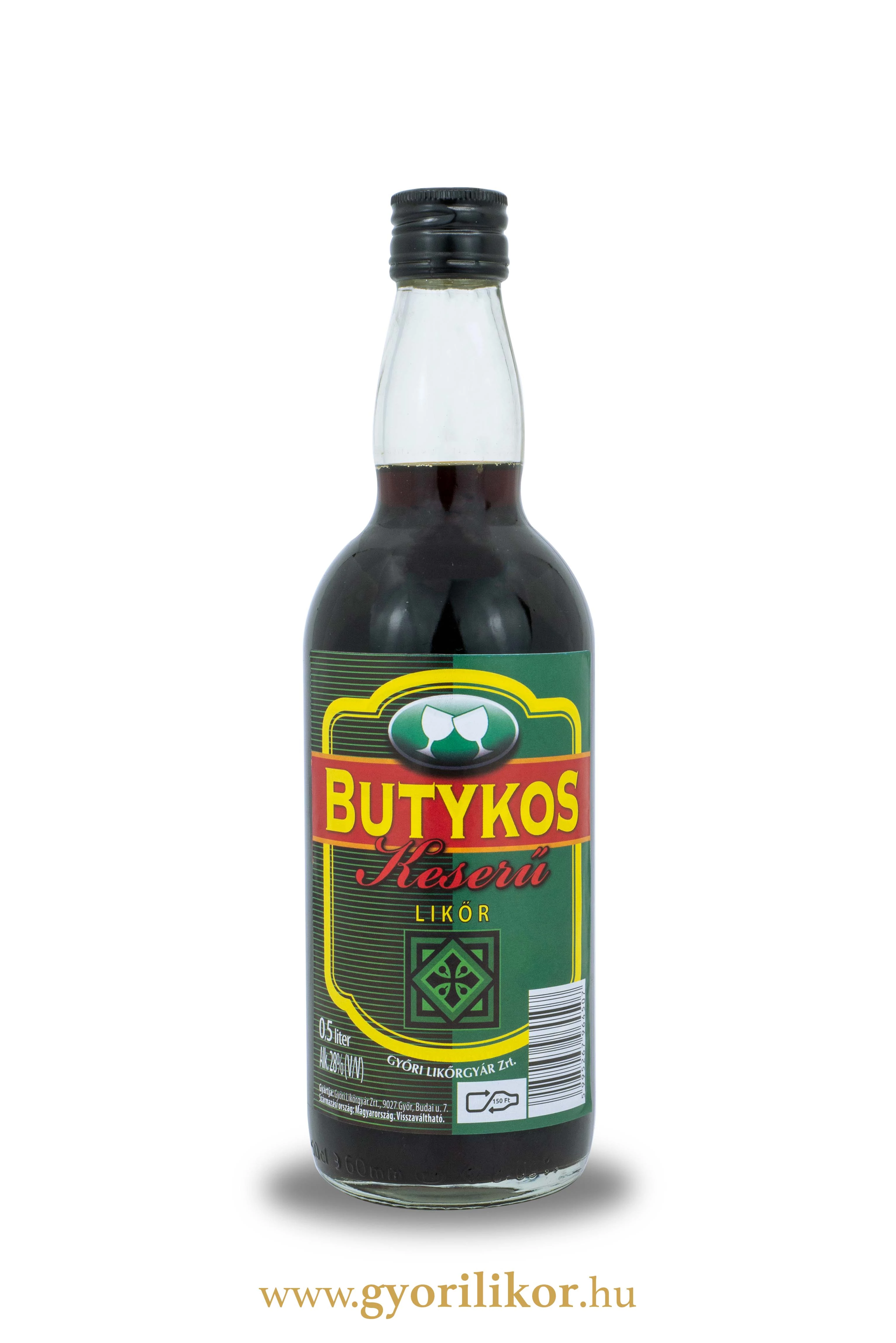 Butykos Keserű likőr 28% 0,5l