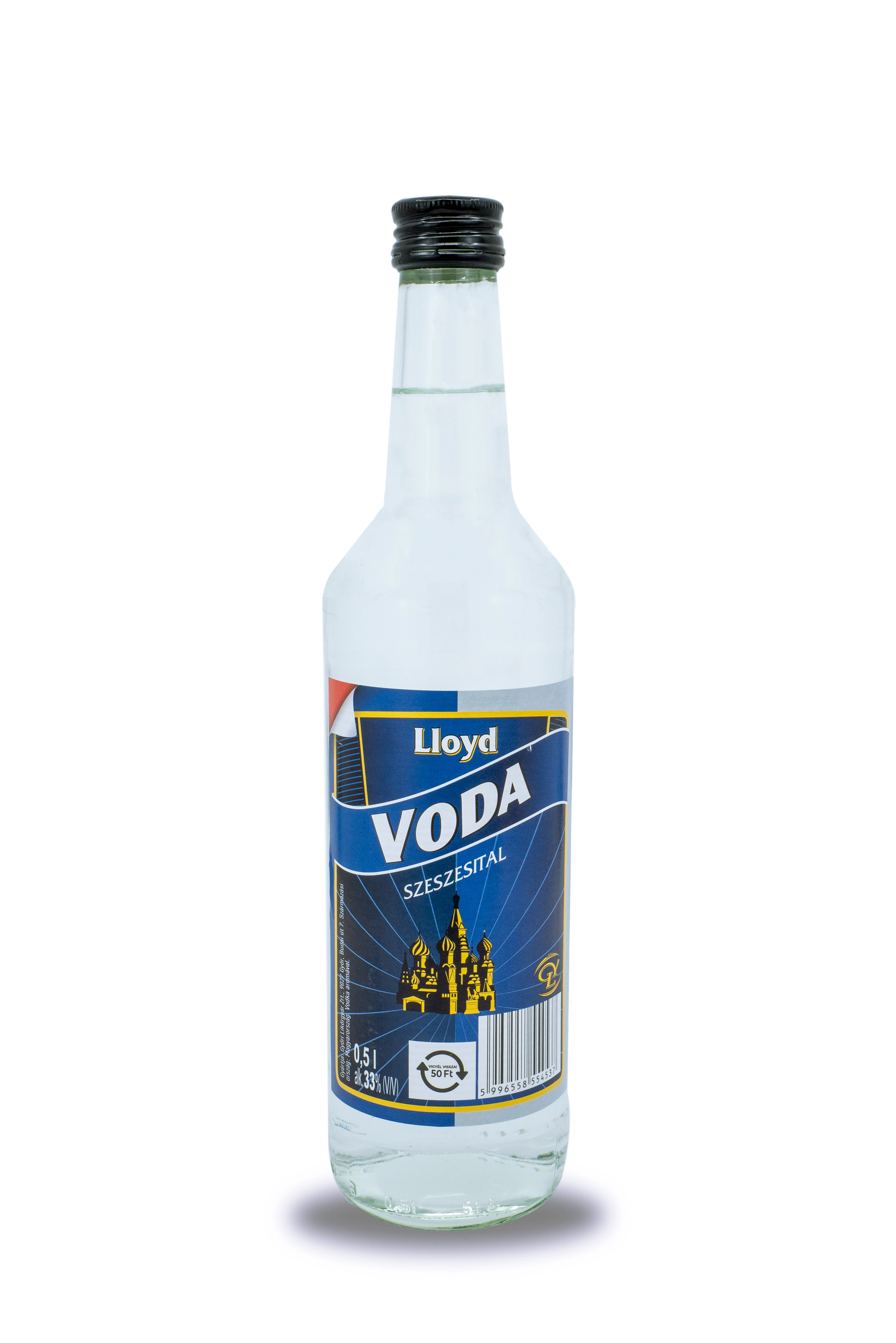 Lloyd Voda szeszesital 33% 0,5l DRS
