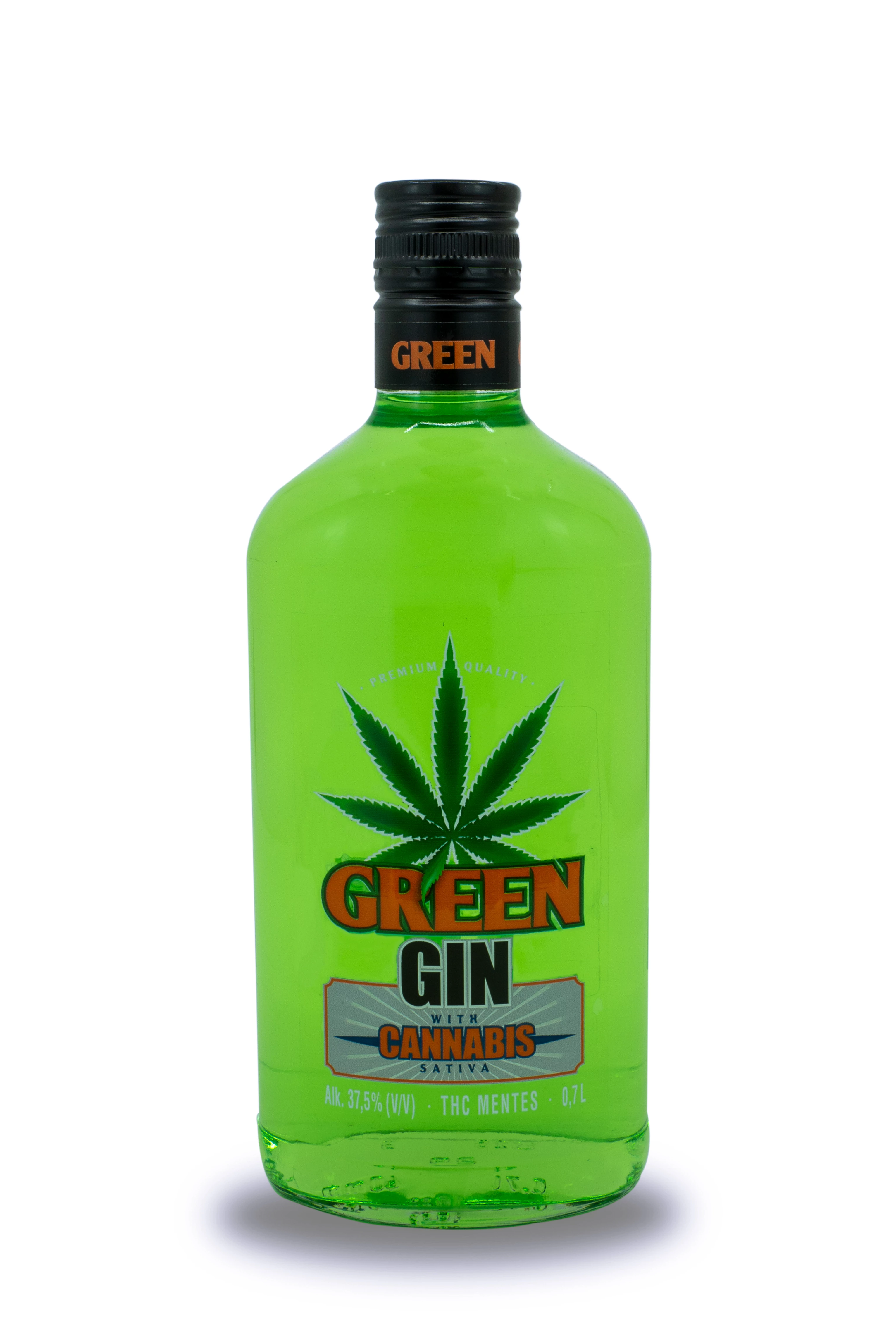 Green Gin with Cannabis 37,5% 0,7 l DRS