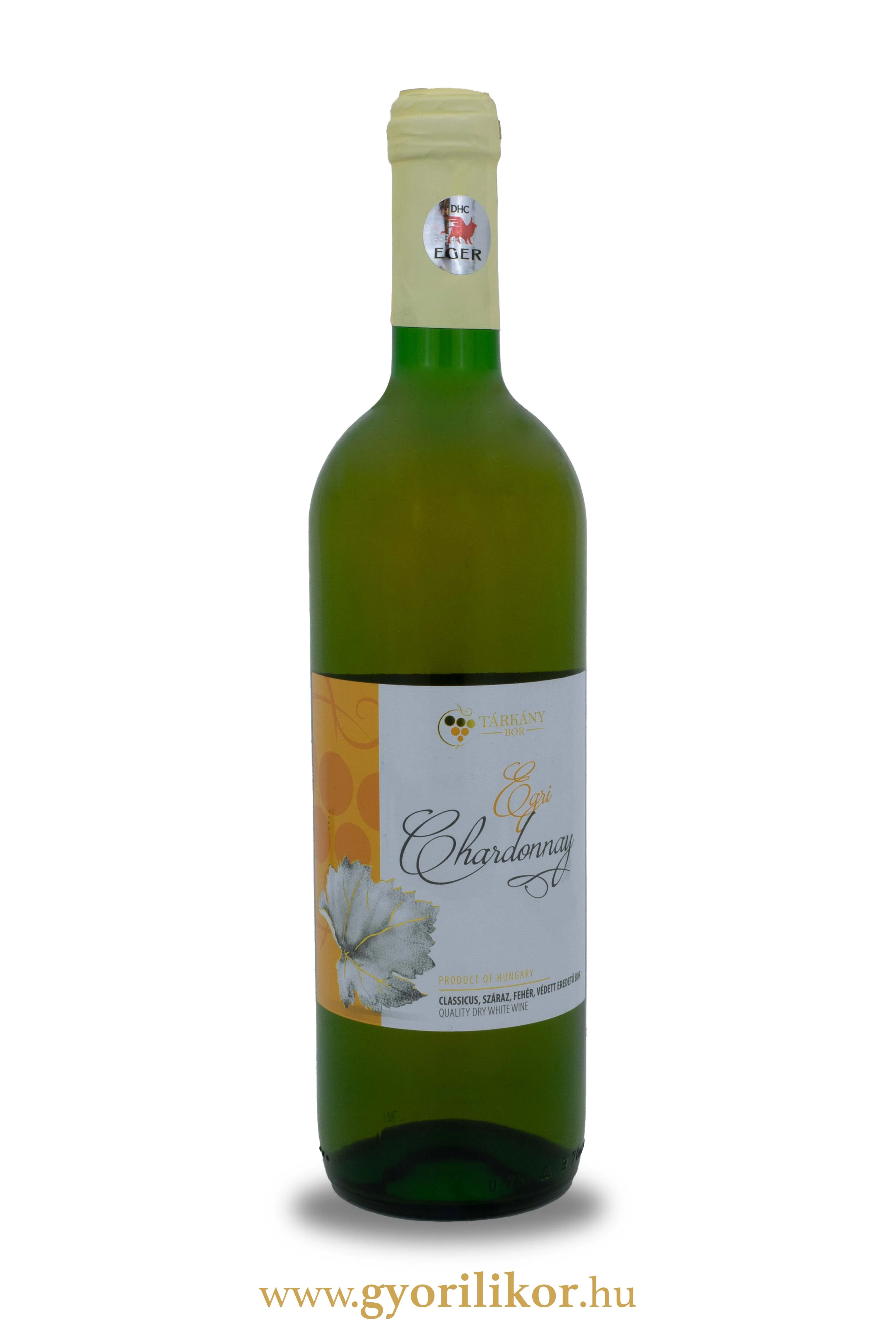 Egri Chardonnay (száraz) bor 12,5% 0,75l
