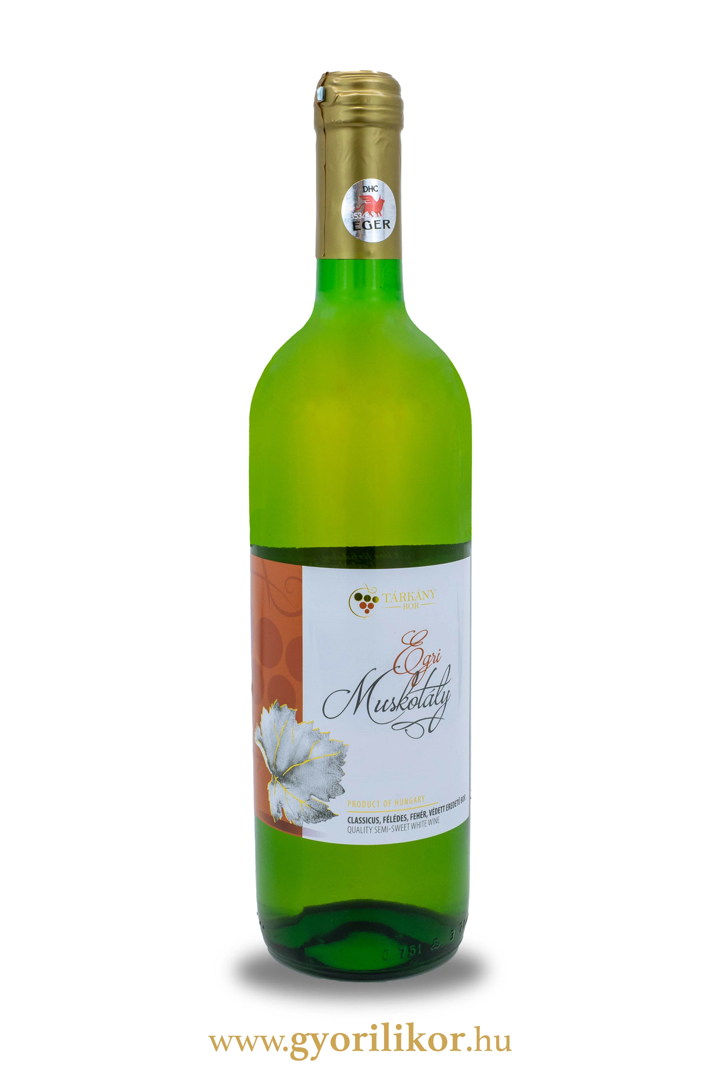 Egri Muskotály (félédes) bor 12,5% 0,75l