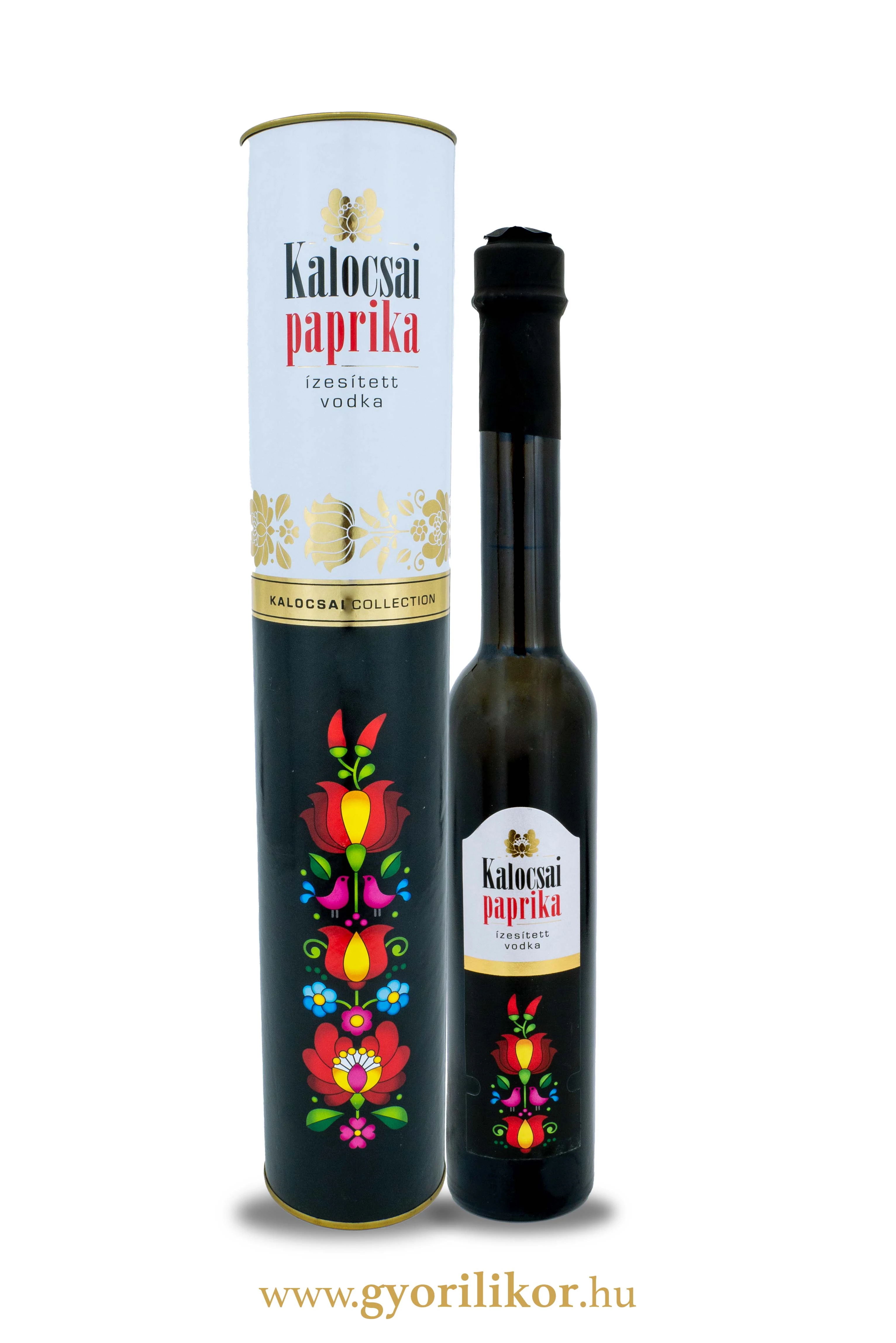 Kalocsai Paprika ízesített vodka díszdobozban 37,5% 0,2l DRS