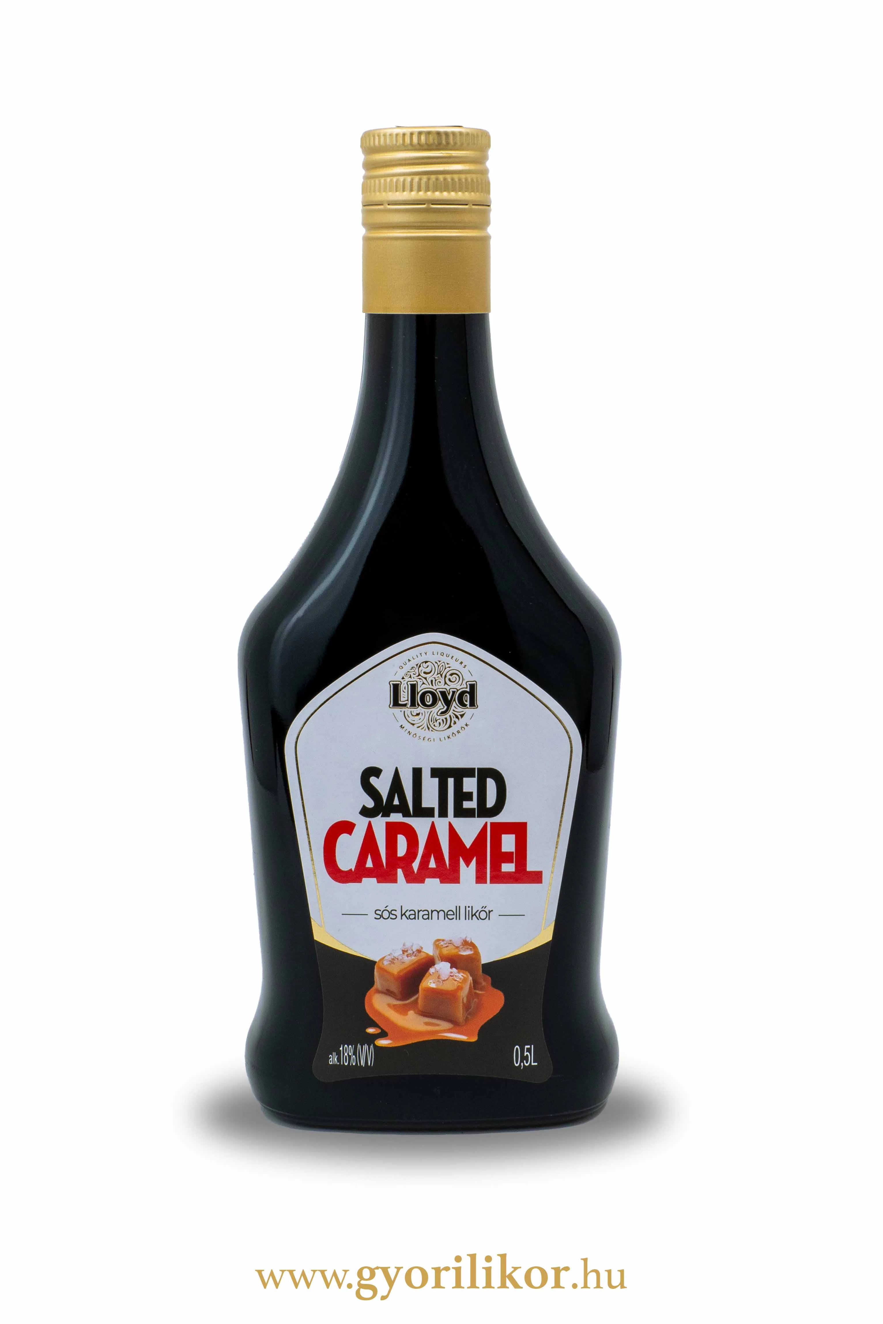 Lloyd Salted Caramel likőr 18% 0,5l DRS