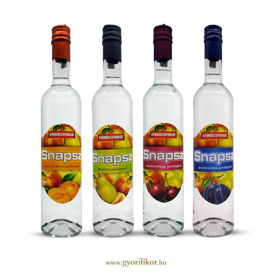 Snapsz Alma-körte-meggy gyümölcspárlat 37,5% 0,5l DRS