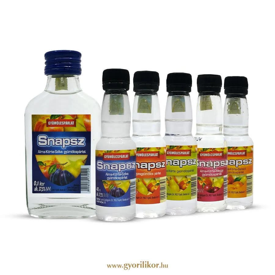 Snapsz vegyesgyümölcs párlat 37,5% 0,04l