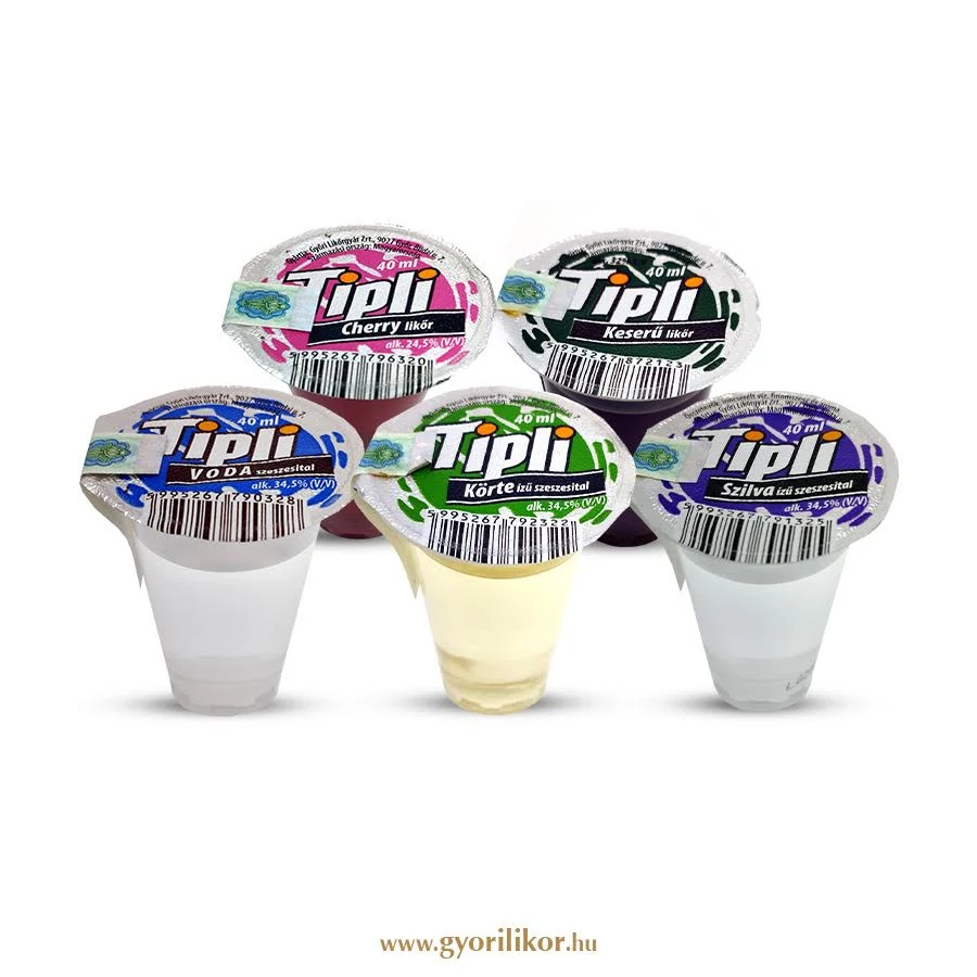 Tipli Cherry likőr 24,5% 0,04l